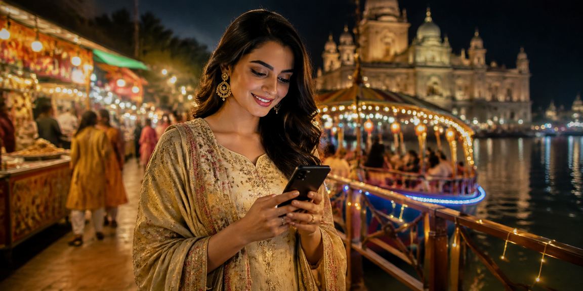 ঈদ উৎসবে বাংলাদেশে মোবাইলে druto7 ক্যাসিনো খেলার দৃশ্য